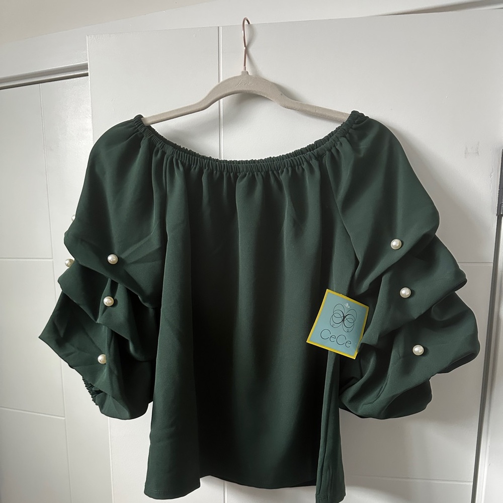 CeCe emerald Green top